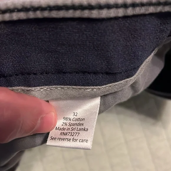 Gray stretch chino shorts 32 - Picture 5 of 11